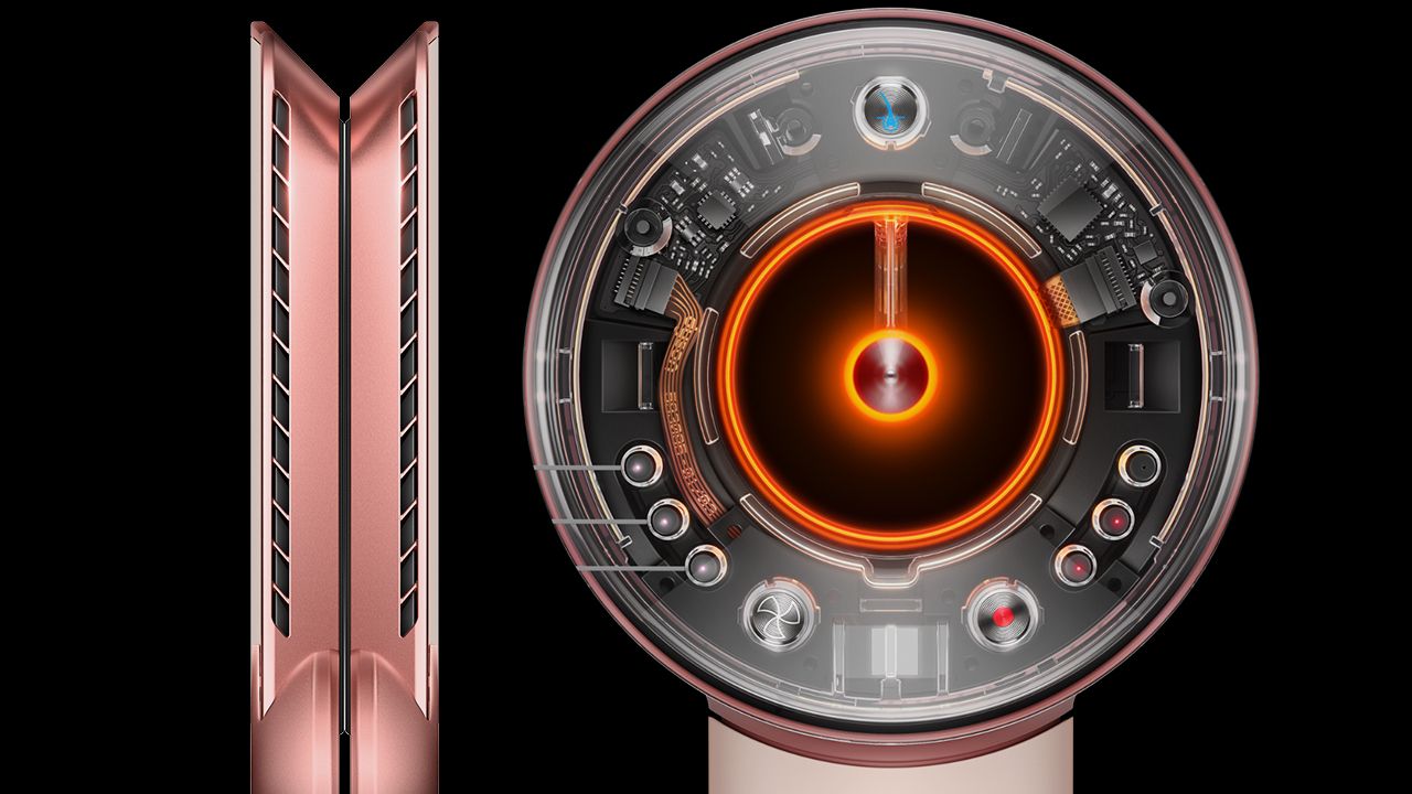 The Dyson Airstrait dryer and straightener, and Supersonic Nural hair dryer.