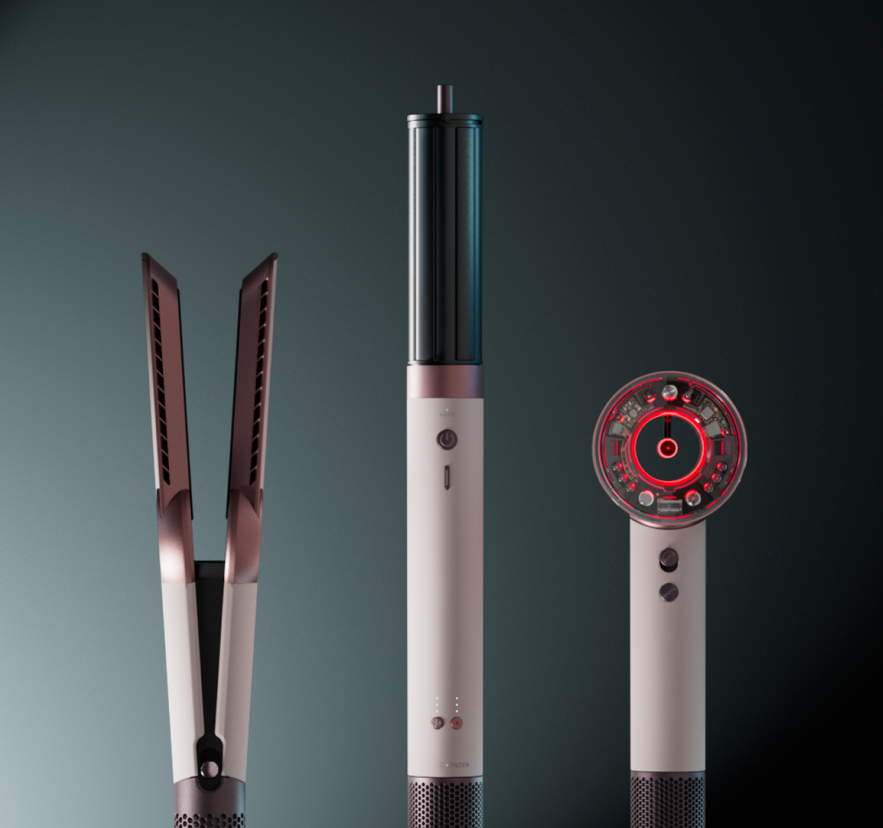 Image of Dyson haircare products