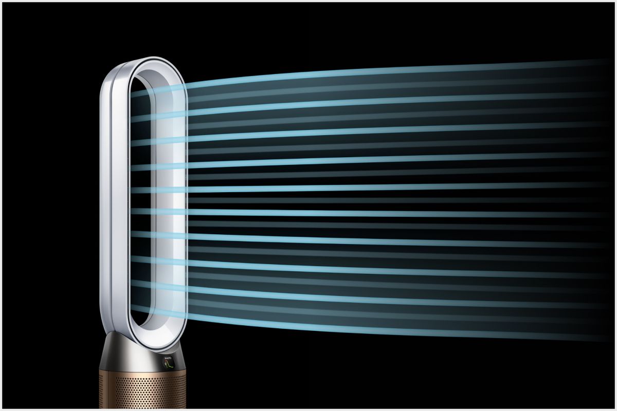 A purifier heater projecting powerful airflow.